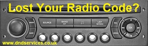 Citroen peugeot radio code vin - radio,