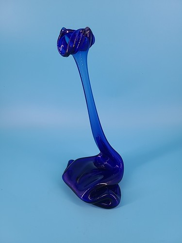 Colbalt blue melted glass - colbalt,