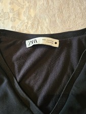 Zara Blouse Size 10 Black