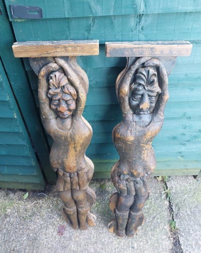 Pair vintage fairground - of,