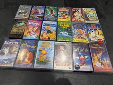 18 x Disney VHS Videos Job Lot