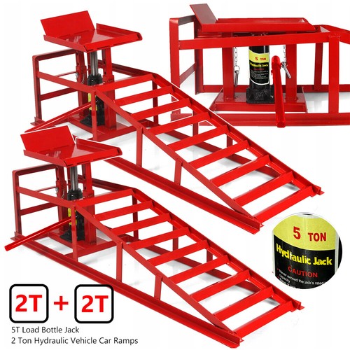 Hydraulic car ramps - 2t,