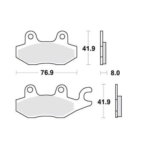 Brake pads std - pads, lucas