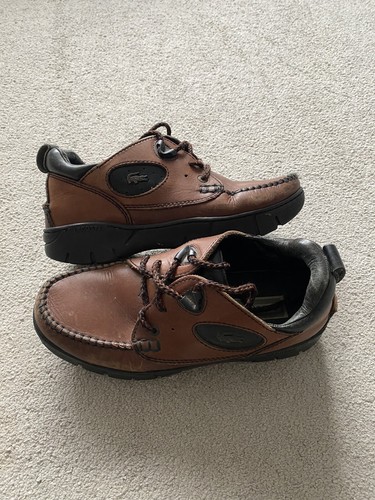 Lacoste vintage moccasins - lacoste,