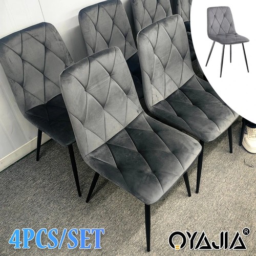 Set grey velvet - of, 4