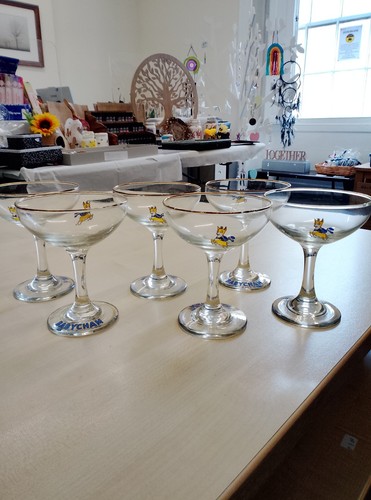 Vintage babycham glasses - babycham,