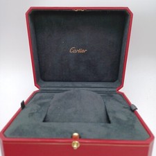 Cartier  Watch Box Red Burgundy OK Used Condition 