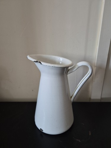 Vintage style enamel - enamel, jug