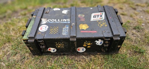 Vintage military wooden ammo - vintage,