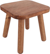 Small Wooden Stool - 24Cm