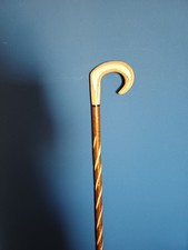 Ply Wood Handle Country Walker 48 Inchestwist Carved Into Shank