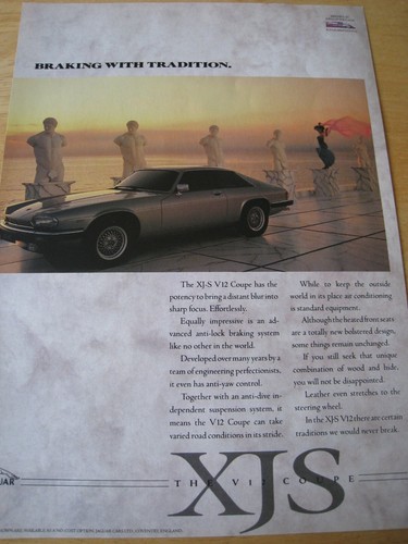 Xjs v12 coupe jaguar braking - xjs,
