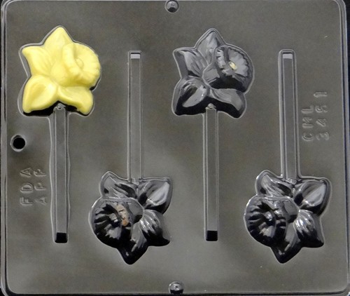 Daffodil lollipop chocolate - daffodil,