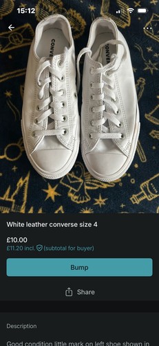 White leather converse - leather,