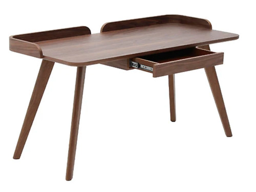 Walnut wood desk - , one