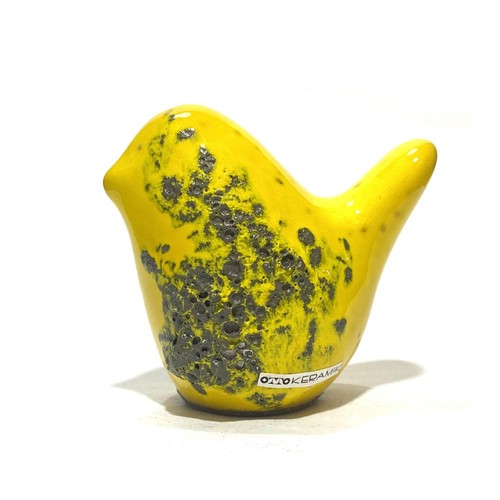 Otto keramik bird yellow - keramik,