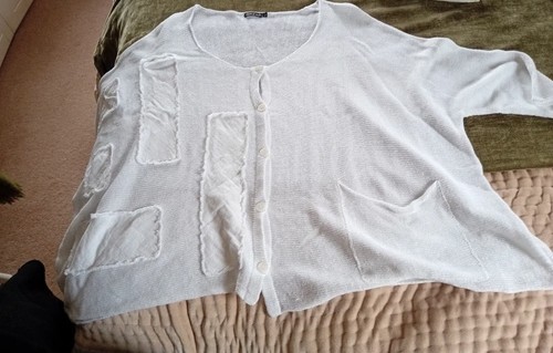 Grizas linen cardigan - cardigan, size