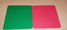 Duplo Large Base Plates Red