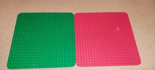 Duplo large base plates red - base,