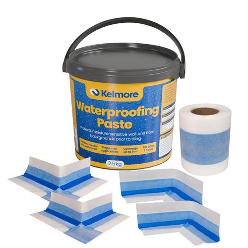 Wet room tanking kit - room,