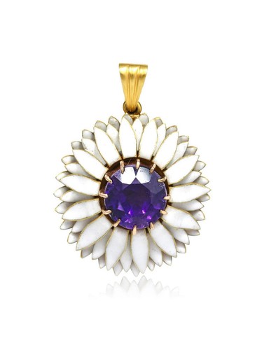 Victorian 18k gold amethyst - victorian,
