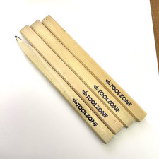 4 x Carpenters Pencils Wood