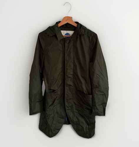 Pretty green parka raincoat - parka, xs