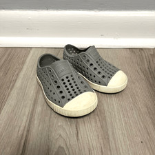 Native Shoes Baby 5 Gray Slip On Rubber Comfort