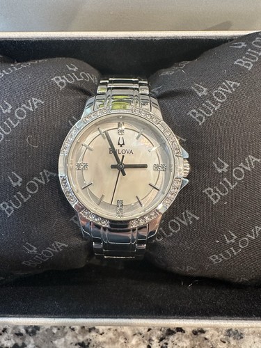 Bulova 96l191 silver tone - bulova,