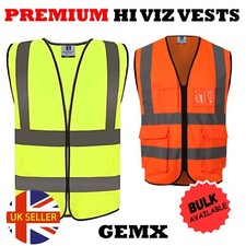 Hi Vis Vest Yellow Orange High