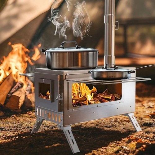 Large tent stove portable wood - large,