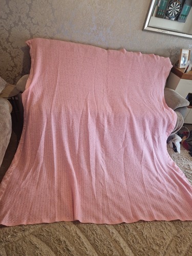 Pink waffle weave - waffle, satin