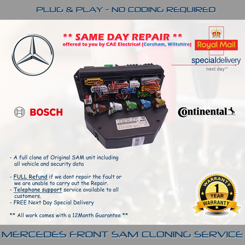 Mercedes front sam unit - mercedes,
