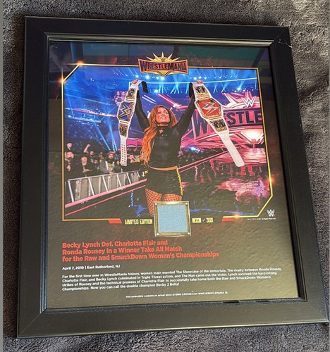 Wwe commerative plaque the man - commerative,
