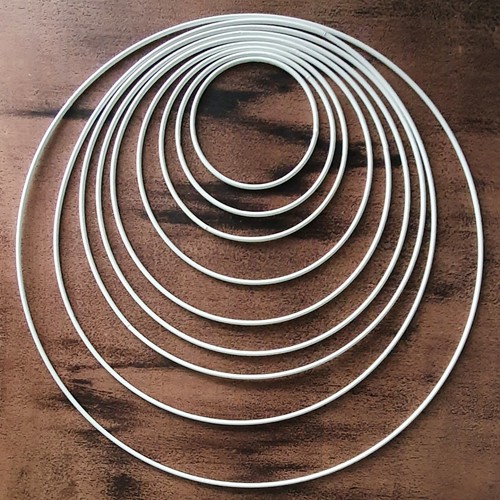 Metal hoops 35cm - 10–35cm, –