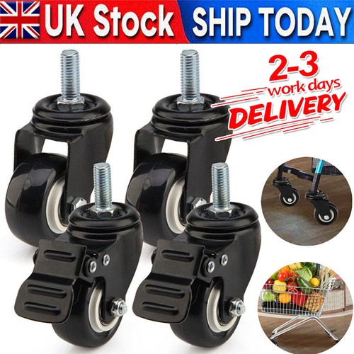 40mm threaded castor - m8,