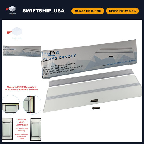 Glass canopy aquarium lid - canopy,