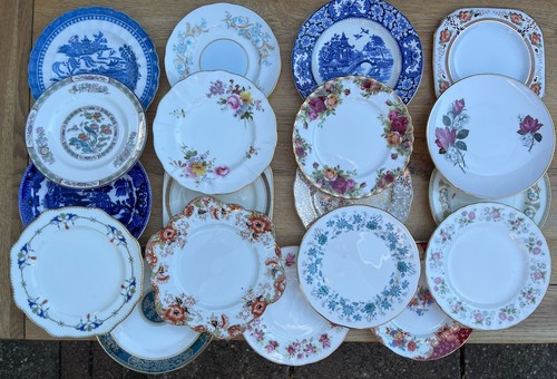 Vintage bone china floral - vintage,