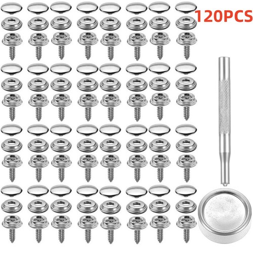 120 pcs marine canvas snap - 120,