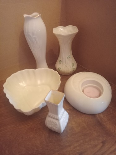 Belleek six pieces very good - belleek,,