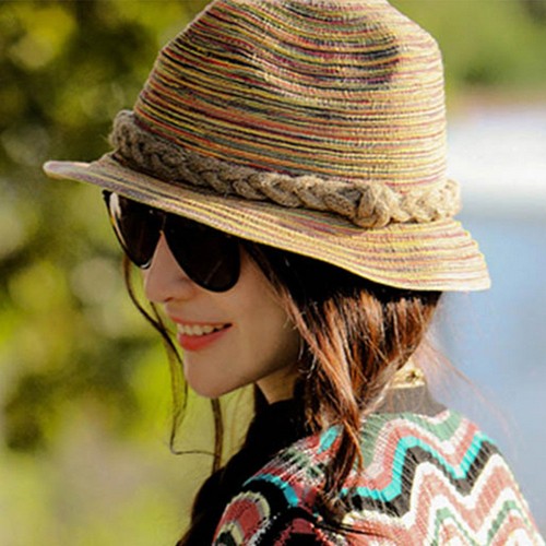 Women boho lady sun panama - women,