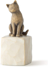 Willow Tree Love My Cat Dark Figurine