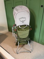 Osprey Poco AG Child Carrier with Sun Shade and Rain Cover