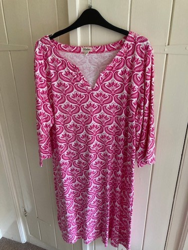 Hatley pink white dress - hatley,