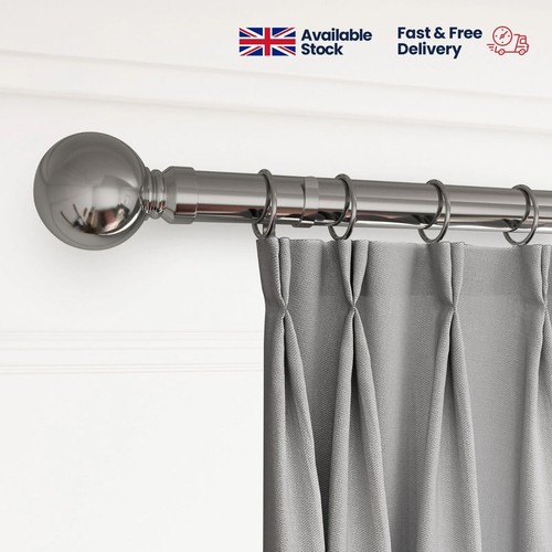 Complete curtain pole set - curtain, 28mm
