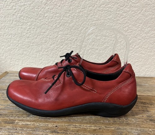 Wolky shoes rosa - red, leather
