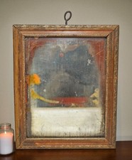 Antique Wooden Mirror Frame Original Old Hand Crafted