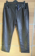 M&S Size 16 Short Sienna Faux