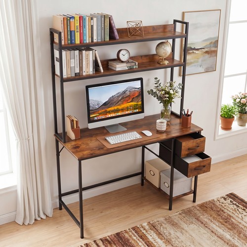 Desk hutch reversible - pc,