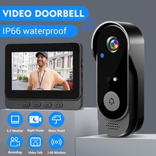 Wireless video doorbell camera - wireless,